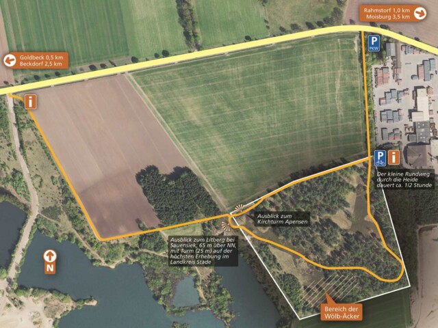 Luftbild Goldbecker Heide